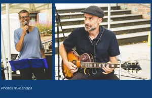 Leo Solo & Cat Beltram au marché de Blagnac