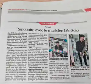 interview de leo solo dans le petit journal